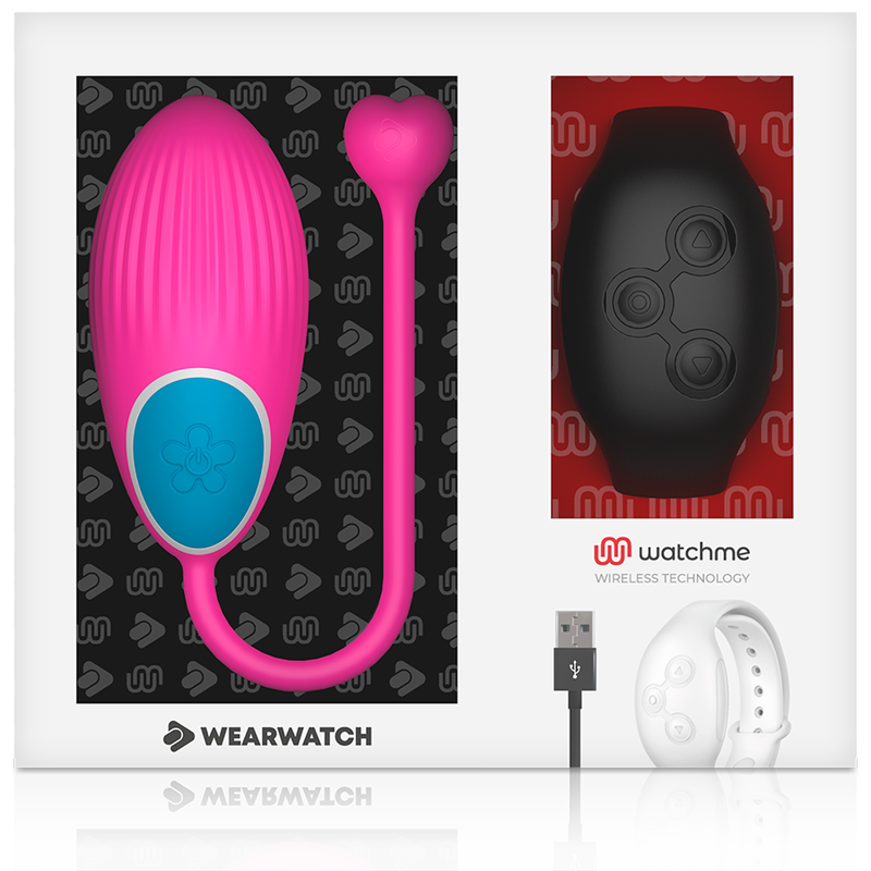 Huevo con Control Remoto Fucsia/Negro