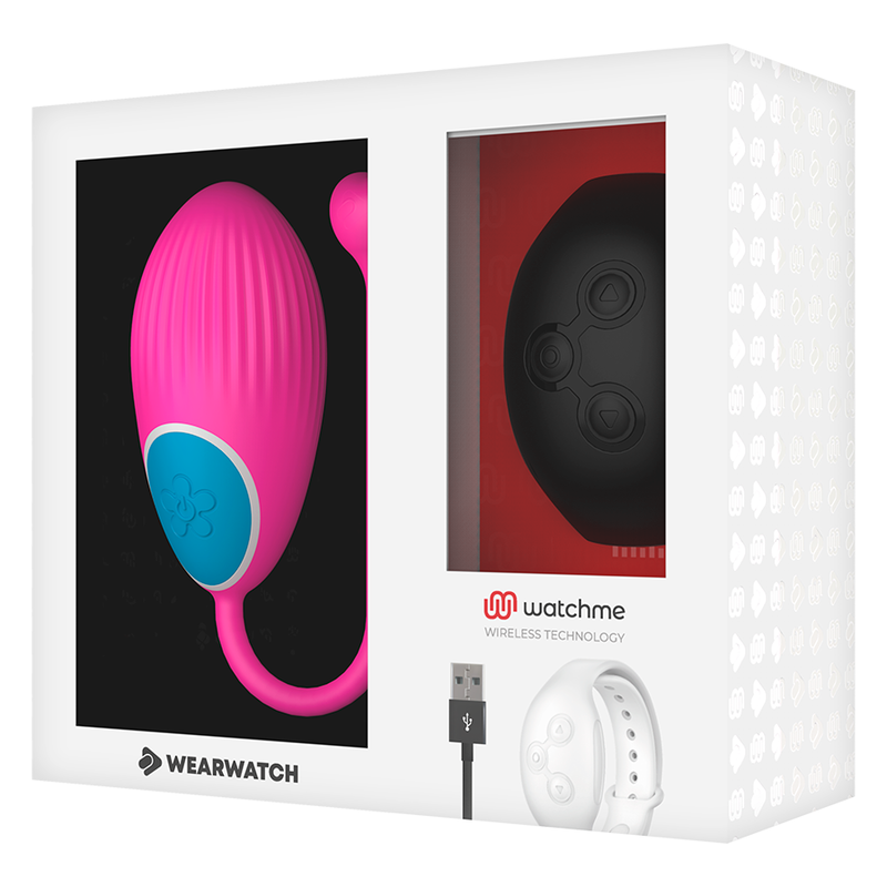 Huevo con Control Remoto Fucsia/Negro