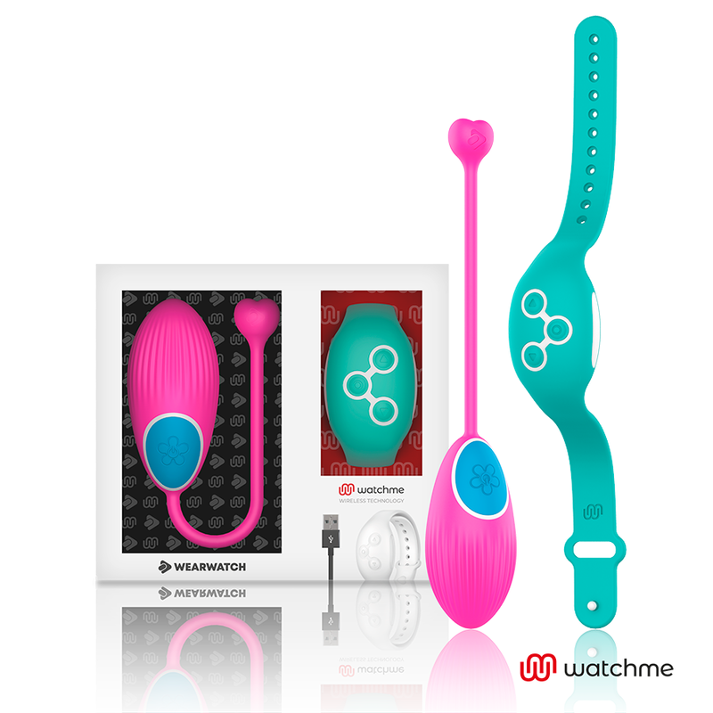 Remote Control Vibrating Egg - Fuchsia/Seawater