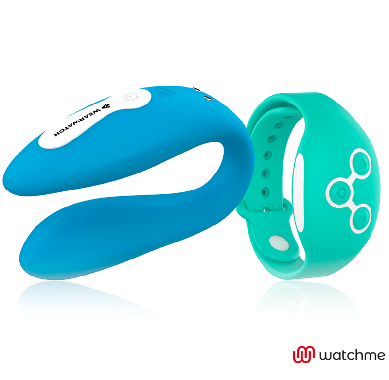 Vibrador con Tecnología Dual Watchme Indigo