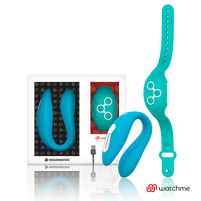 Vibrador con Tecnología Dual Watchme Indigo