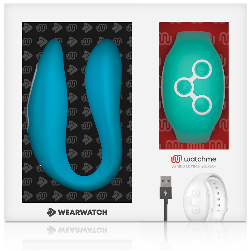 Vibrador con Tecnología Dual Watchme Indigo