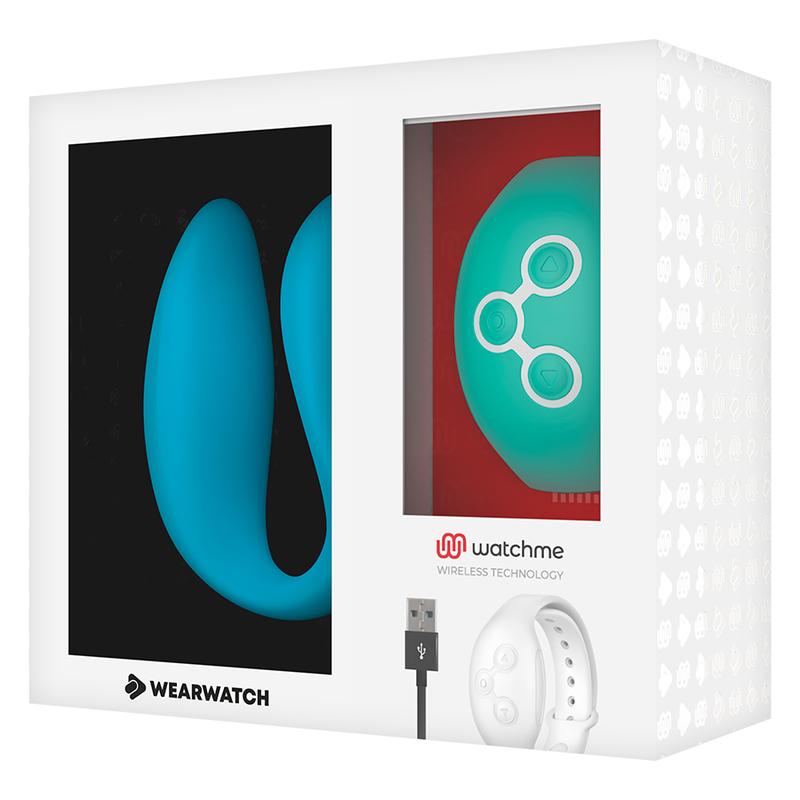 Vibrador con Tecnología Dual Watchme Indigo