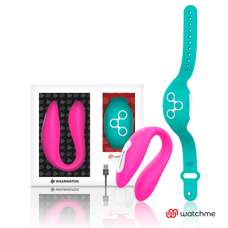 Watchme Dual Technology Vibrator Fuchsia