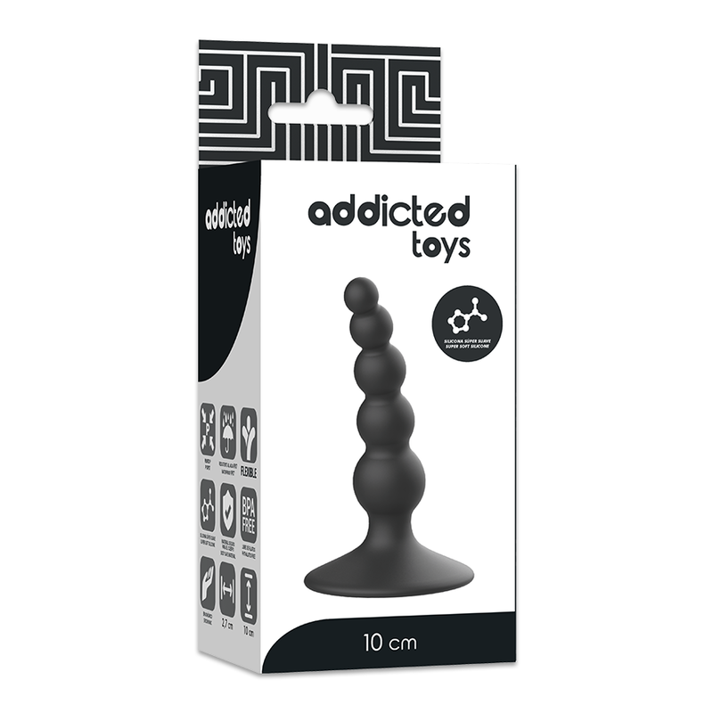 Plug Anal Negro - 10cm