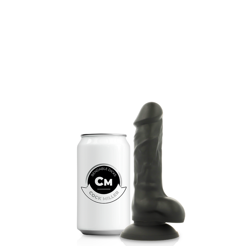 Black Articulated Silicone Harness Cocksil 13cm