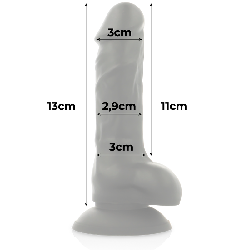 Black Articulated Silicone Harness Cocksil 13cm