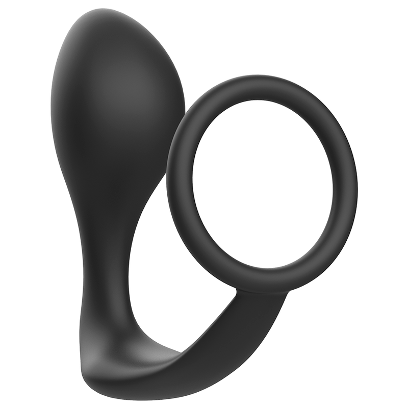 Plug Anal con Anillo de Silicona