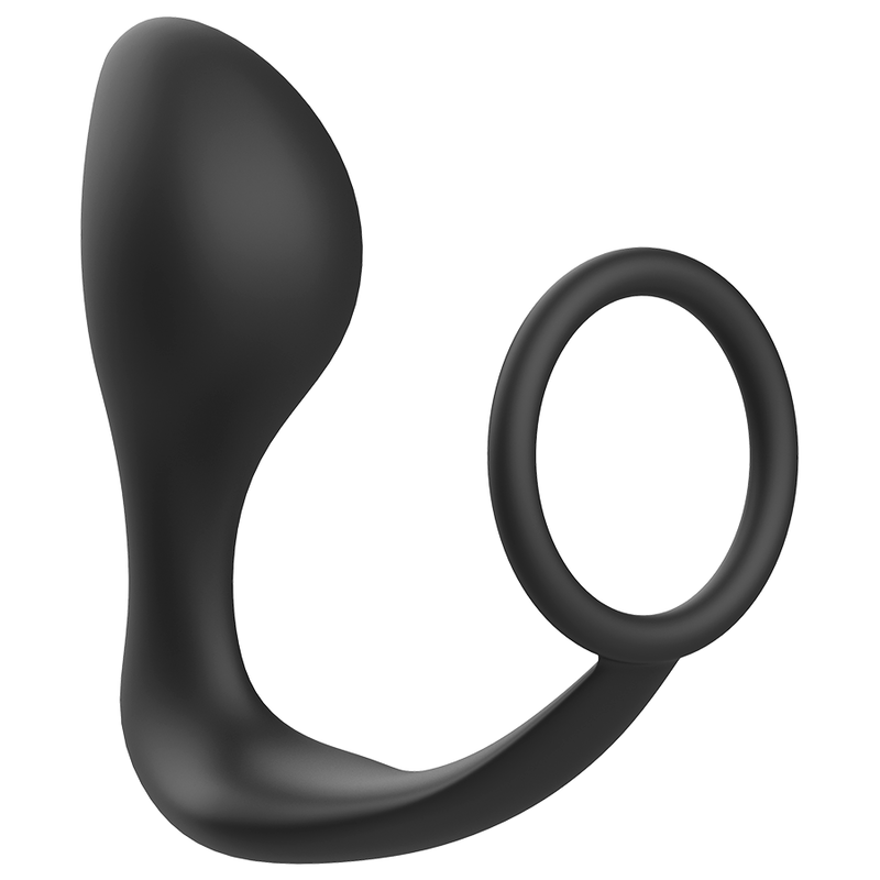 Plug Anal con Anillo de Silicona