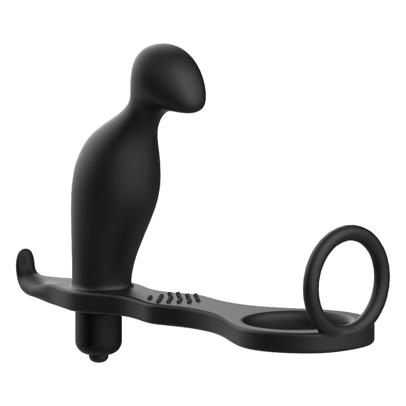 Plug Anal con Anillo de Silicona 12 cm