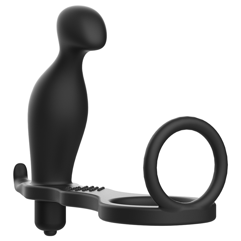 Plug Anal con Anillo de Silicona 12 cm