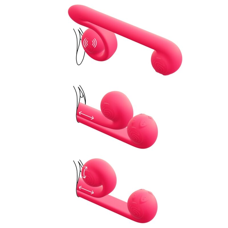 Vibrador Rosa Multiacción