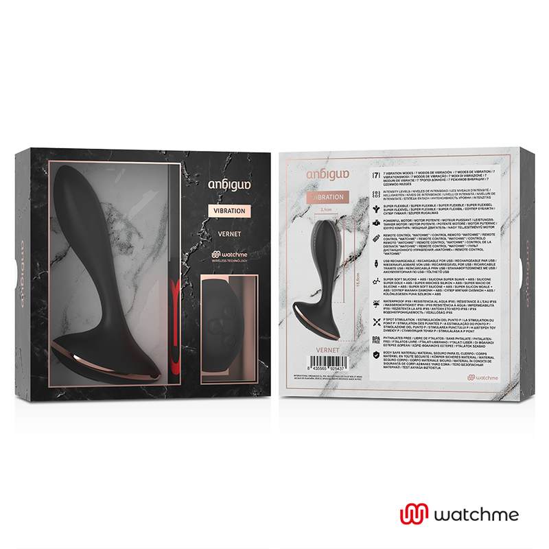 Watchme Remote Control Anal Vibrator Plug