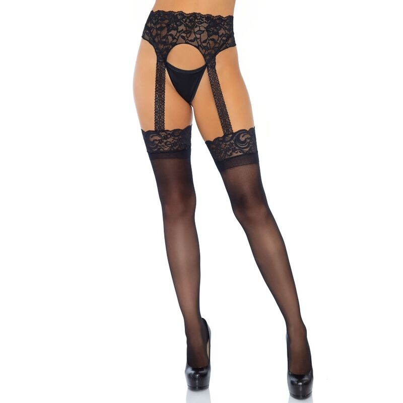 Opaque Garterbelt Stockings
