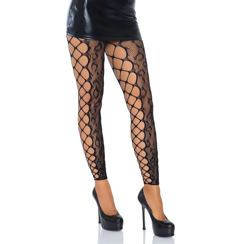 Revealing Footless Crotchless Tights