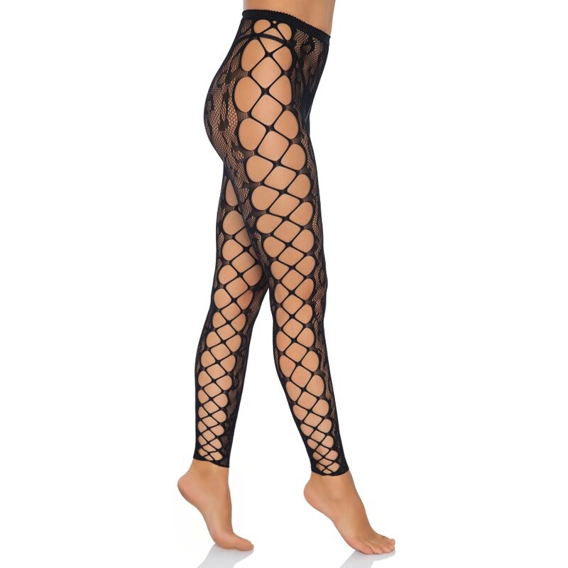 Revealing Footless Crotchless Tights