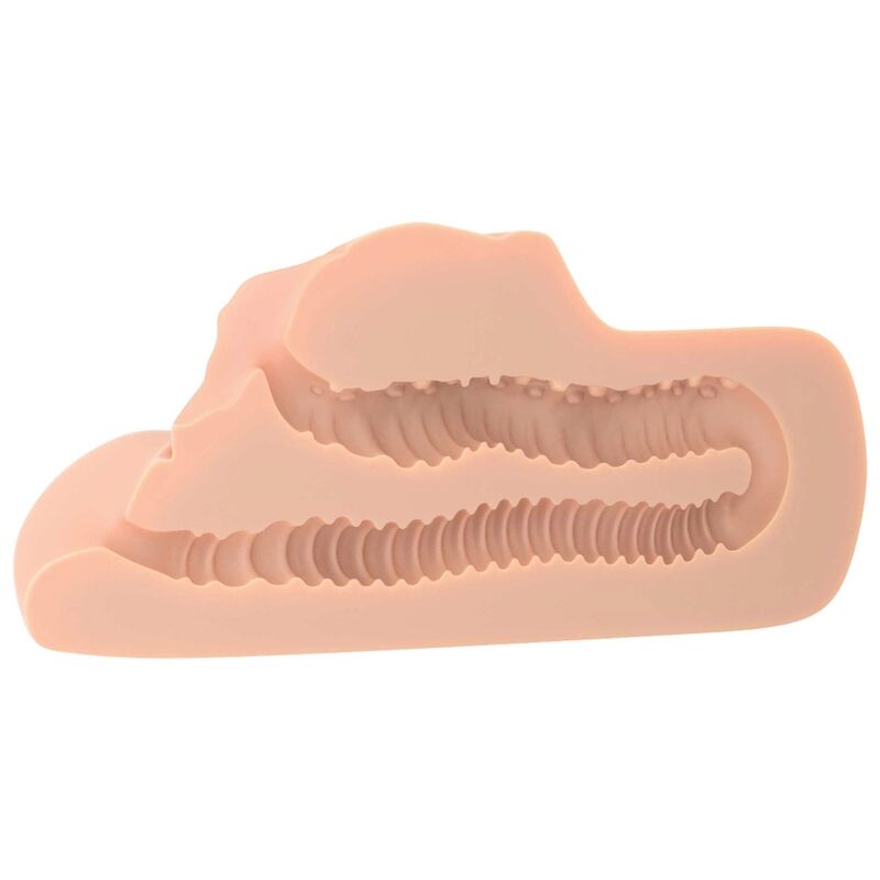 Dual-Entry Natural Vagina & Anus Stroker