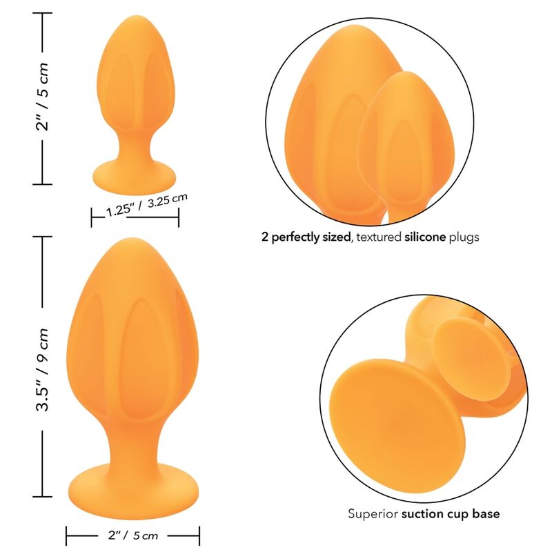 Orange Cheeky Buttplug
