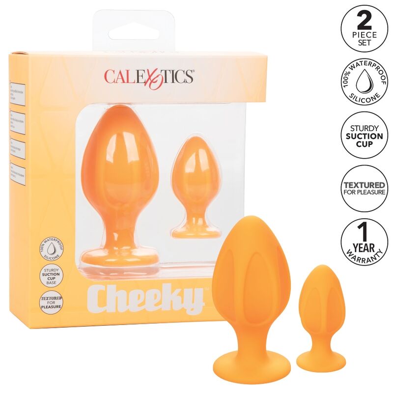 Orange Cheeky Buttplug