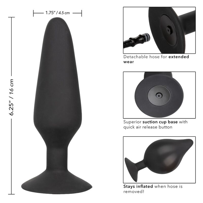 XL Inflatable Silicone Anal Plug