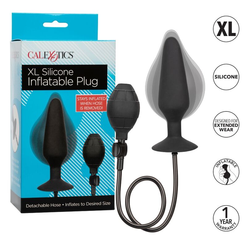 XL Inflatable Silicone Anal Plug