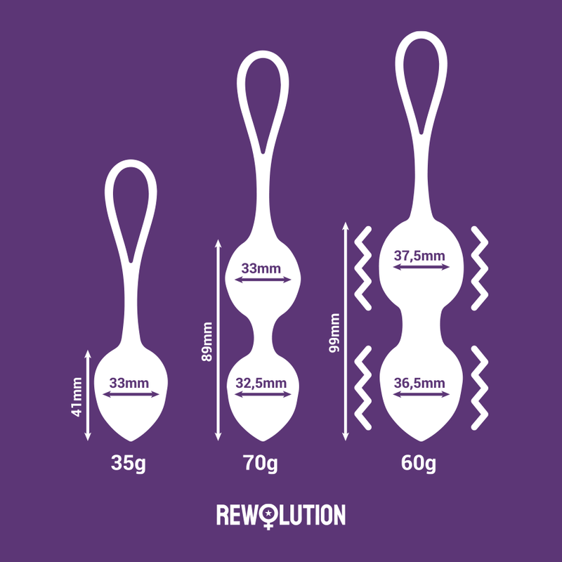 Rewobeads Remote Control Vibrating Balls