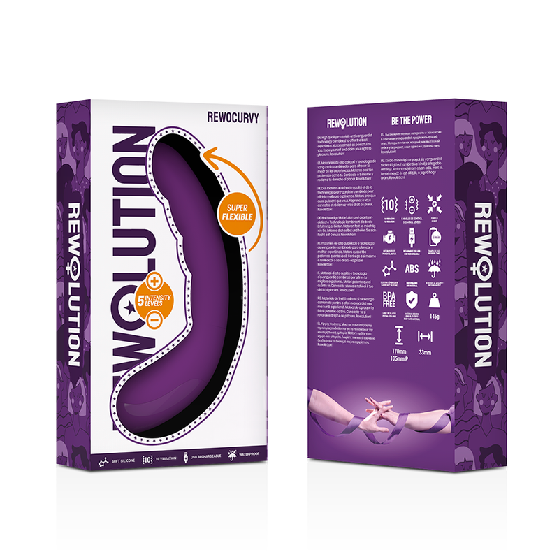 Vibrador Flexible Recargable Rewocurvy