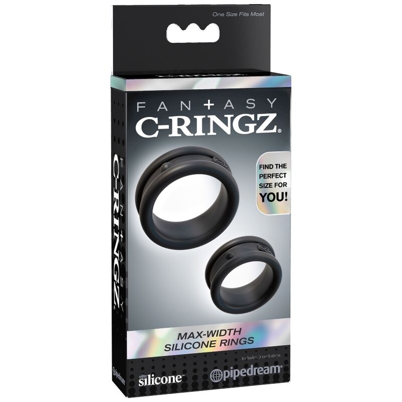 Max/Width Silicone Pleasure Rings