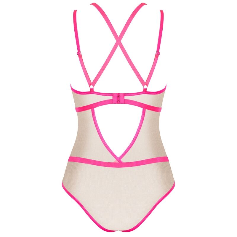 Nudelia Pink Teddy Lingerie - S/M