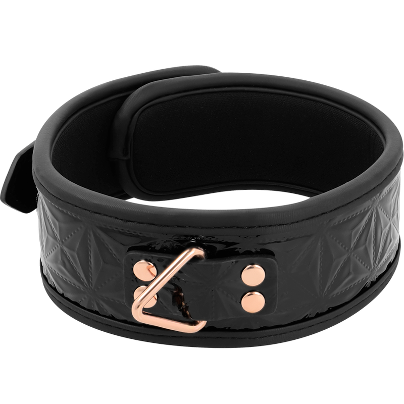 Premium Vegan Leather Bondage Collar