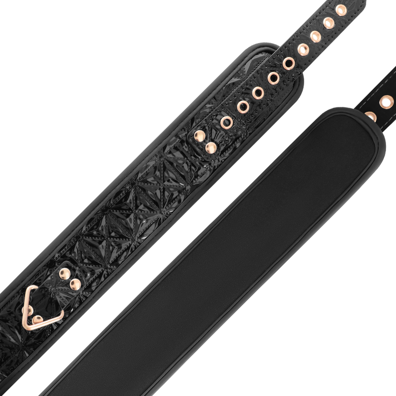 Premium Vegan Leather Bondage Collar