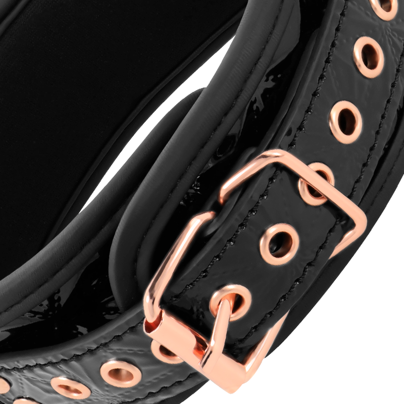 Premium Vegan Leather Bondage Collar