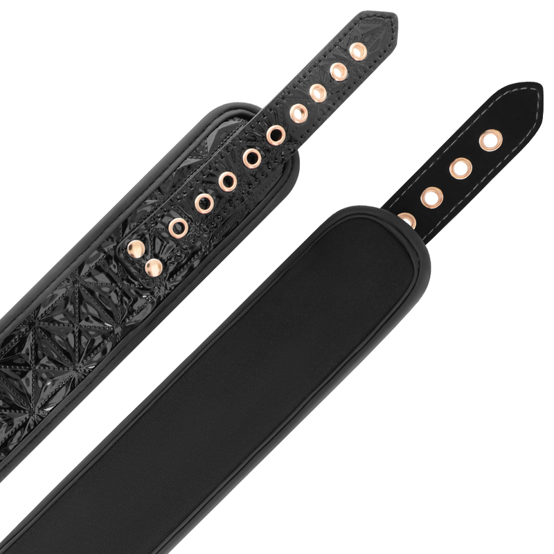 Black Edition Neoprene Collar With Nipple Clamps