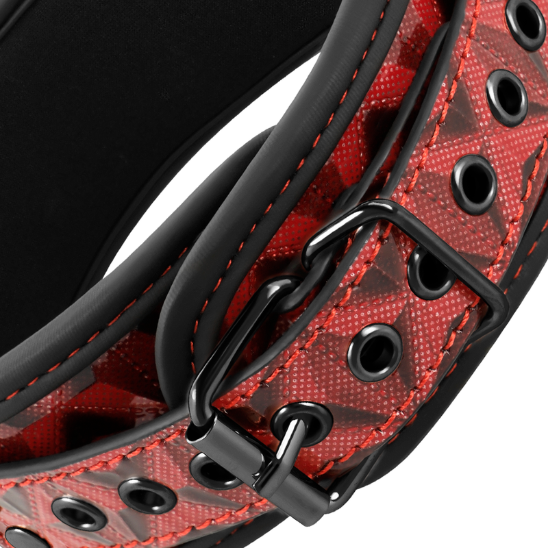 Red Edition Neoprene Collar with Nipple Clamps