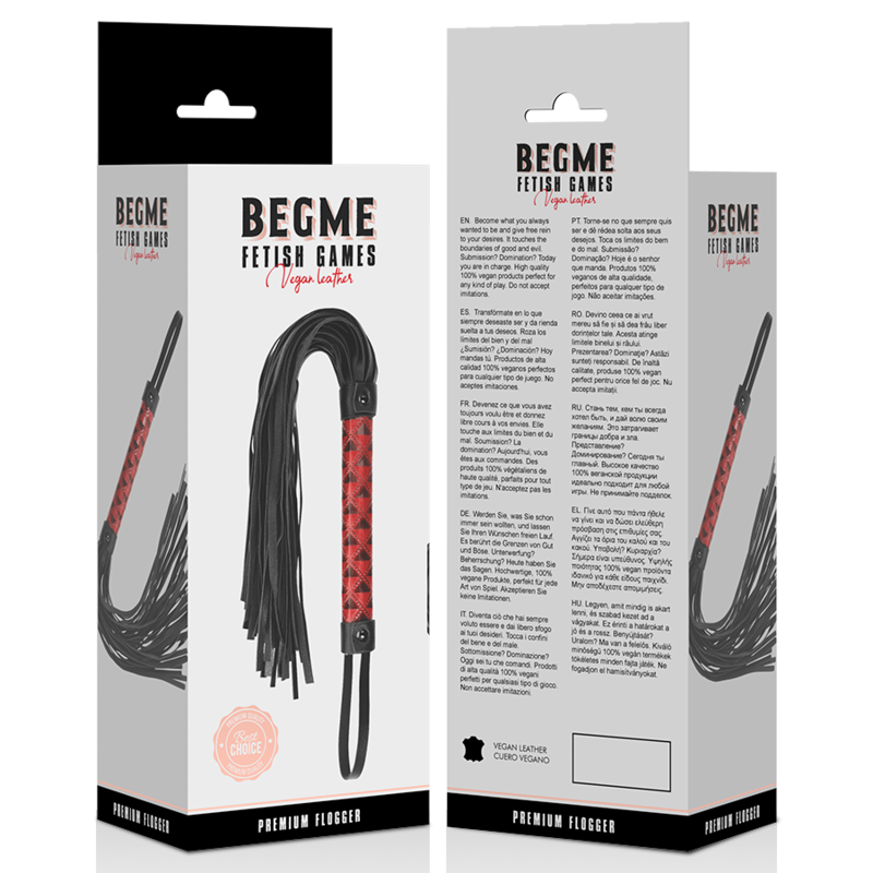 Red Edition Vegan Leather Flogger