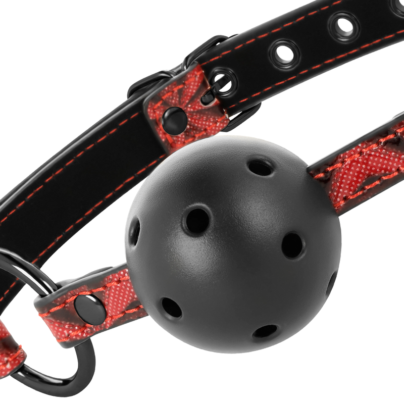 Red Edition Vegan Leather Bondage Jaw