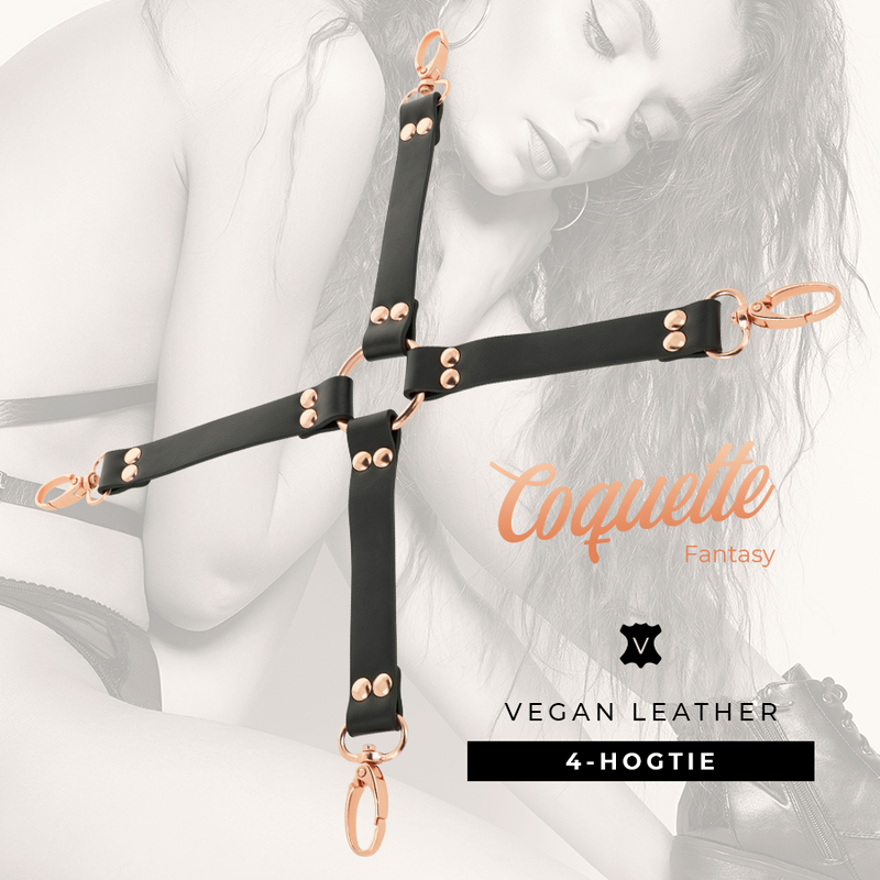 Vegan Leather Fantasy Hog Tie Restraint