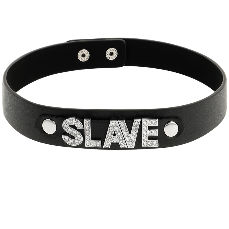 Gargantilha de Bondage em Pele Vegana