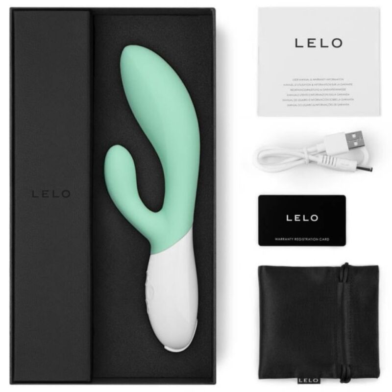 Ina 3 Vibrador Rabbit de Lujo Verde