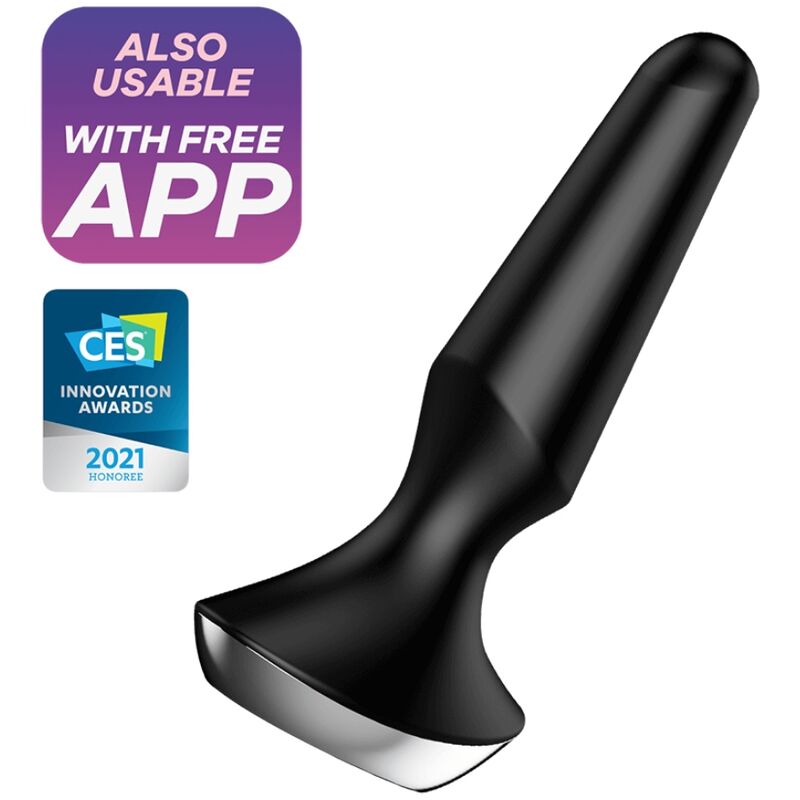 Plug Ilicious 2 Black Vibrating Plug