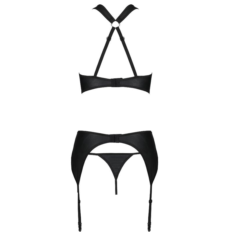 Amanda Eco Leather Lingerie Set S/M