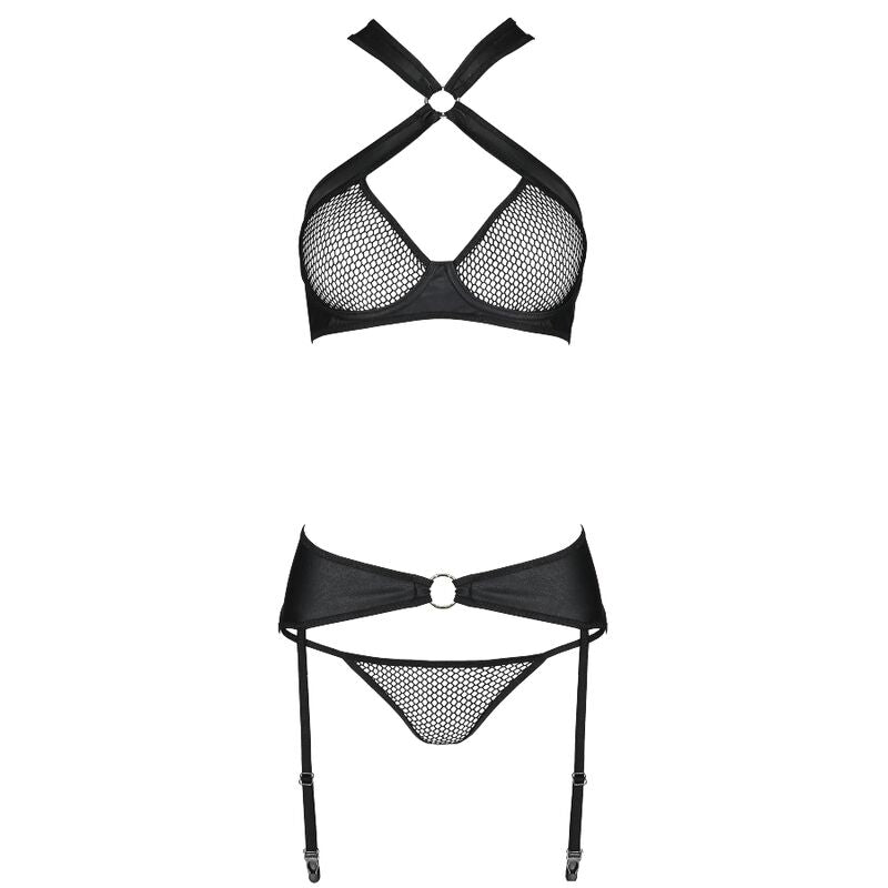 Amanda Eco Leather Lingerie Set S/M