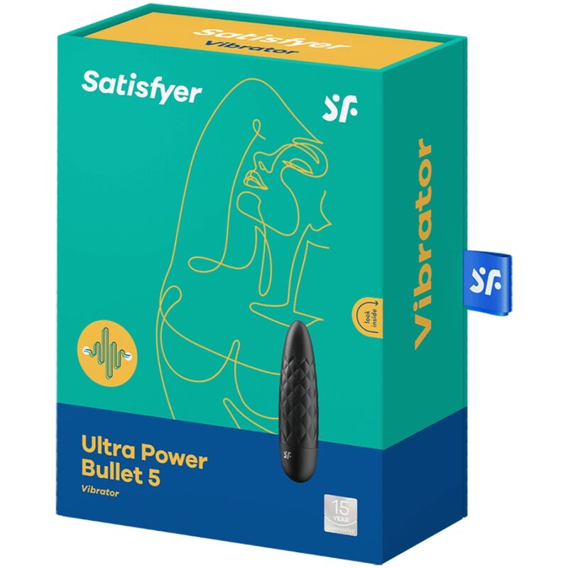 Ultra Power Bullet 5 Black Vibrator