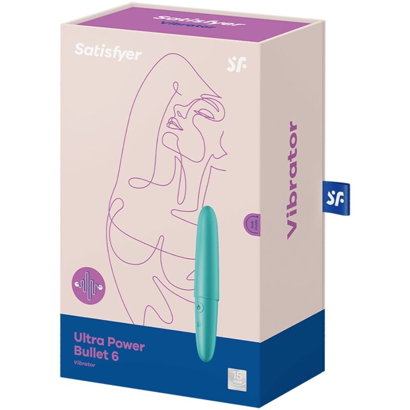 Ultra Power Bullet 6 Vibrator - Turquoise