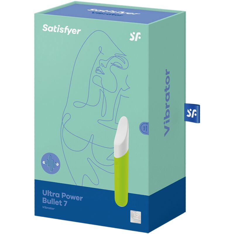 Ultra Power Bullet 7 Vibrator - Green