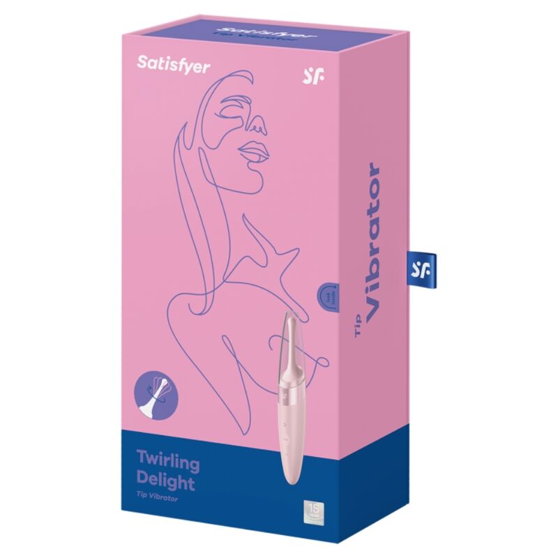 Twirling Delight Pink Clit Tip Vibrator