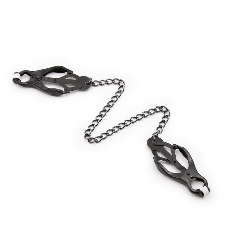 Japanese Chain Nipple Clamps - Black