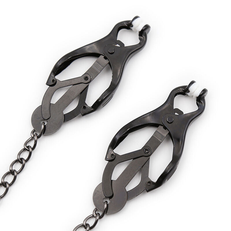 Japanese Chain Nipple Clamps - Black