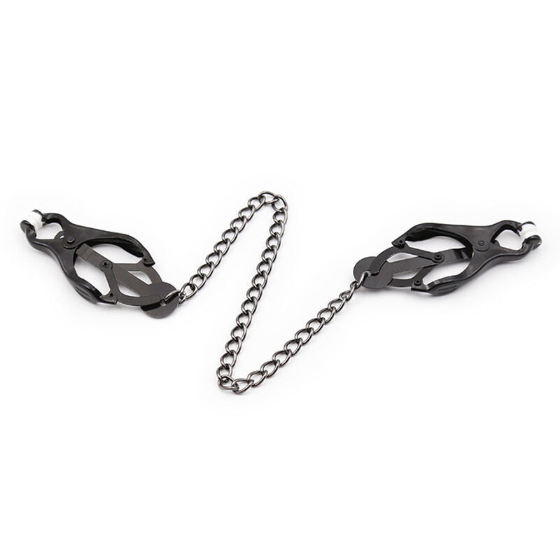 Japanese Chain Nipple Clamps - Black
