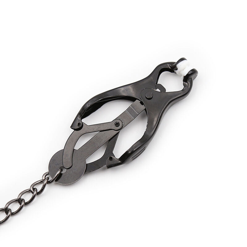 Japanese Chain Nipple Clamps - Black